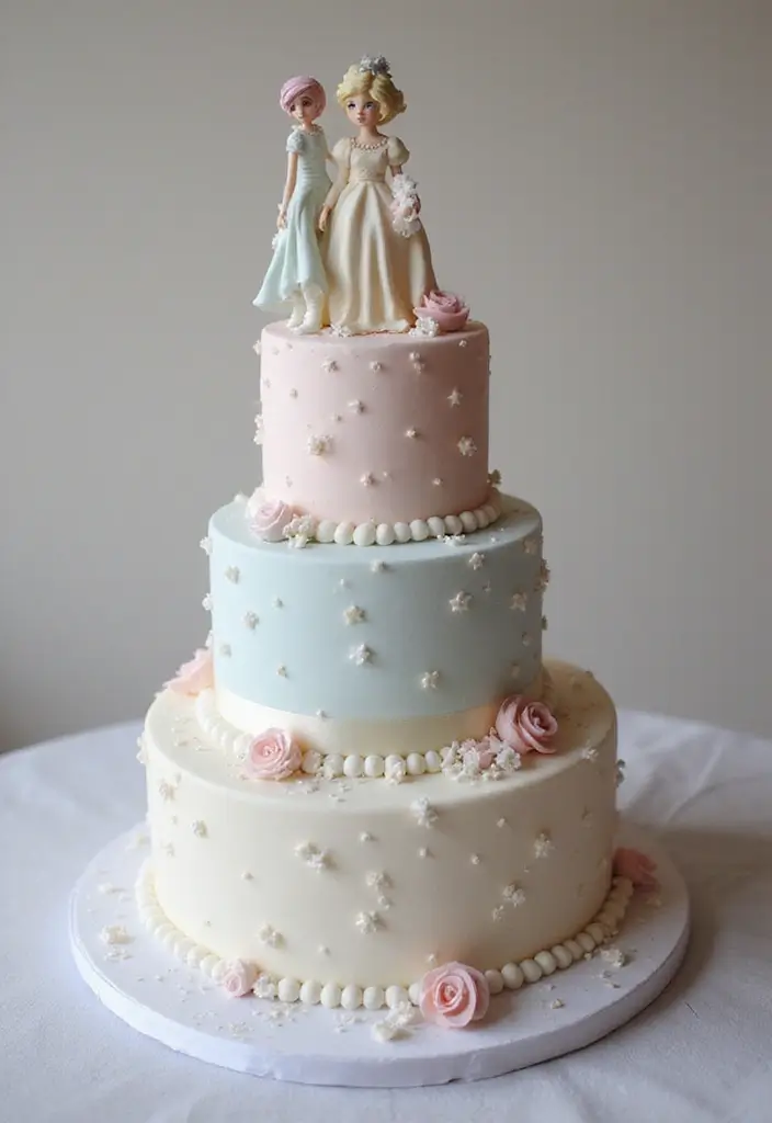 25+ Disney Princess Cake Ideas Fit for a Fairytale Celebration - 15. Cinderella’s Fairy Godmother Cake