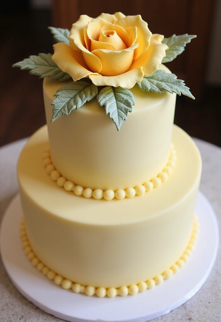 25+ Disney Princess Cake Ideas Fit for a Fairytale Celebration - 3. Belle’s Enchanted Rose Cake