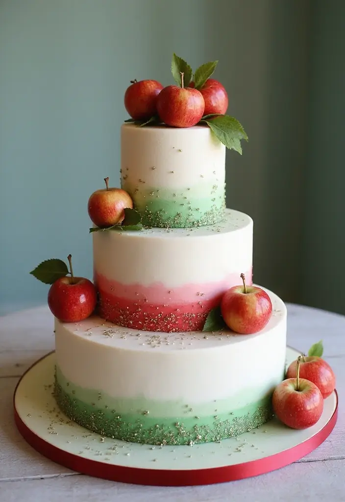 25+ Disney Princess Cake Ideas Fit for a Fairytale Celebration - 4. Snow White’s Apple Cake