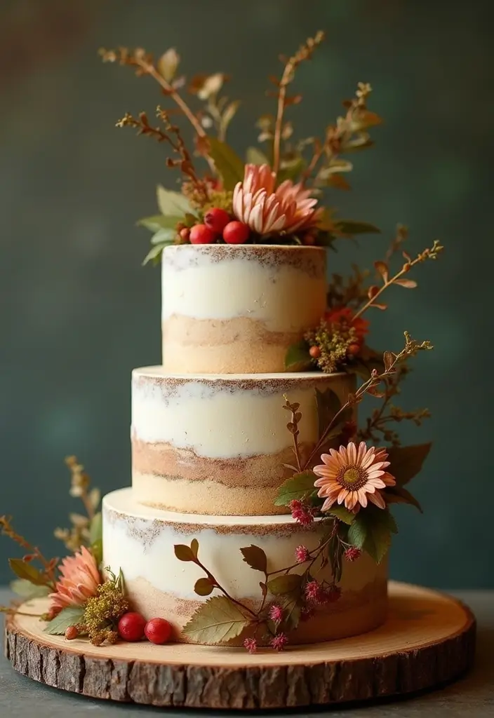 25+ Disney Princess Cake Ideas Fit for a Fairytale Celebration - 9. Pocahontas’ Nature-Inspired Cake