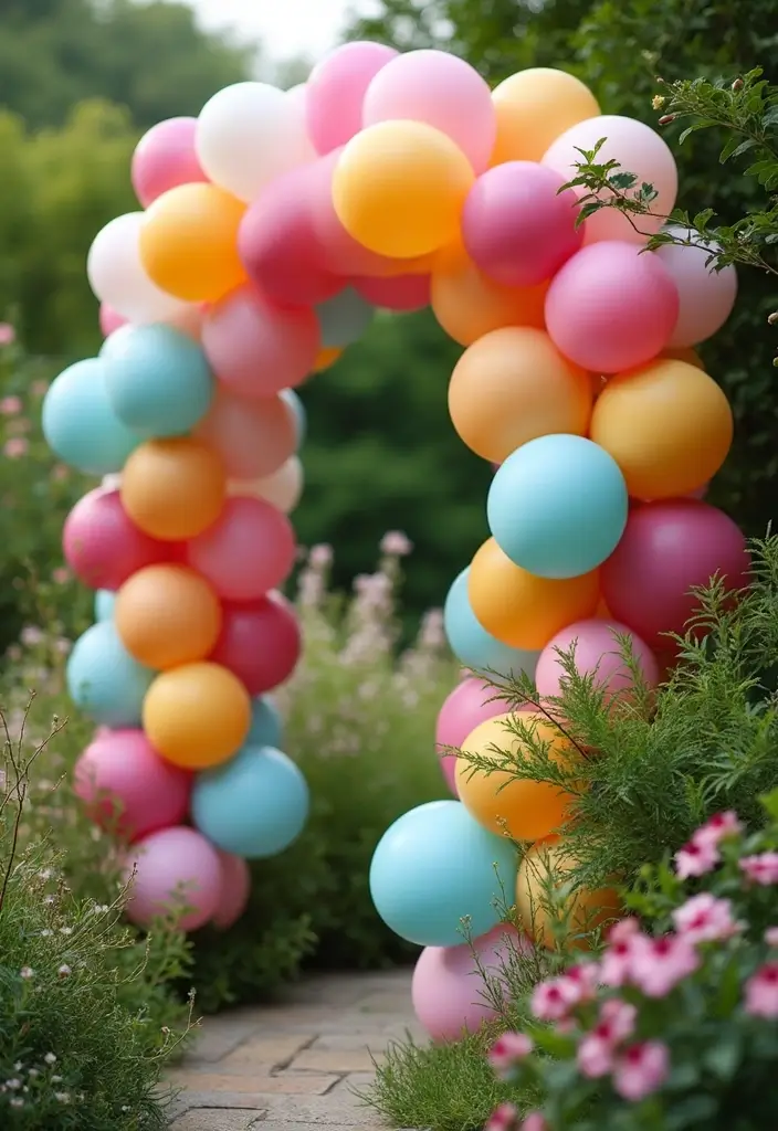 25+ Dreamy Bridal Shower Balloon Ideas for Pinterest-Worthy Decor 1 25+ Dreamy Bridal Shower Balloon Ideas for Pinterest-Worthy Decor - 1. Eco-Friendly Balloon Garland
