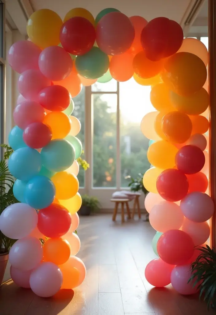 25+ Dreamy Bridal Shower Balloon Ideas for Pinterest-Worthy Decor 76 25+ Dreamy Bridal Shower Balloon Ideas for Pinterest-Worthy Decor - 12. Balloon Partitions