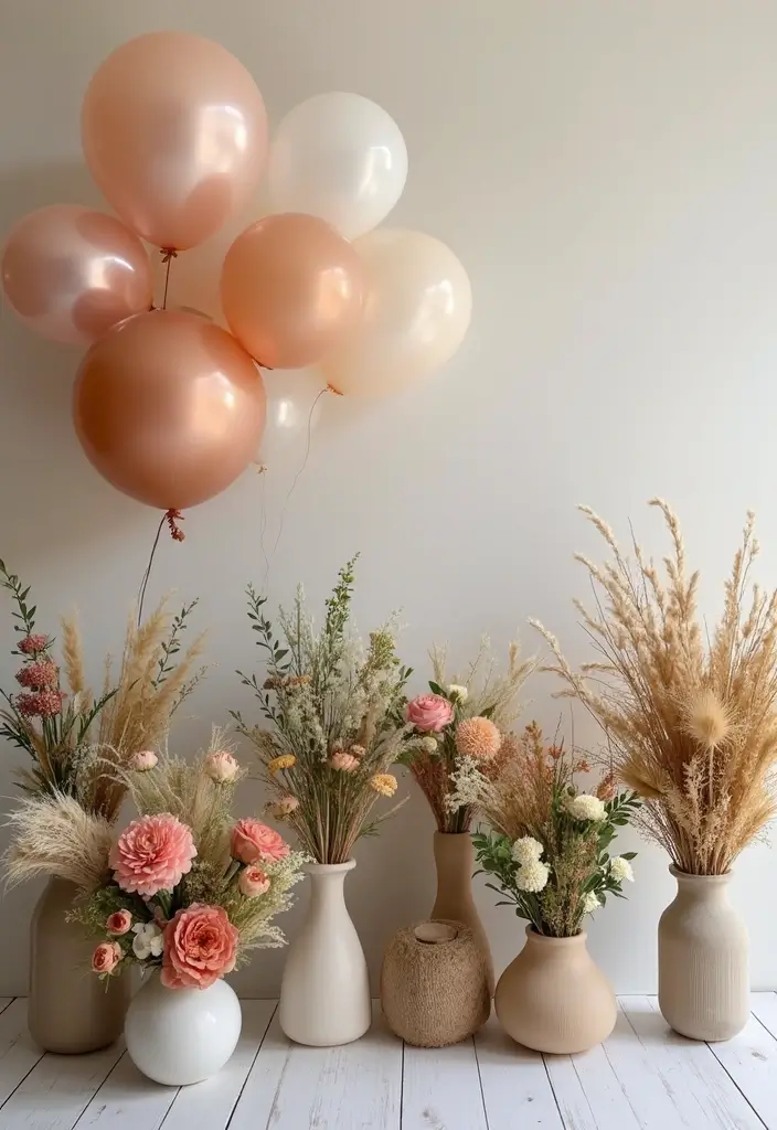 25+ Dreamy Bridal Shower Balloon Ideas for Pinterest-Worthy Decor 22 25+ Dreamy Bridal Shower Balloon Ideas for Pinterest-Worthy Decor - 4. Balloon Bouquets