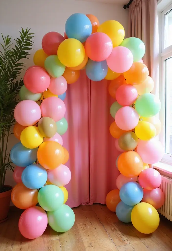 25+ Dreamy Bridal Shower Balloon Ideas for Pinterest-Worthy Decor 43 25+ Dreamy Bridal Shower Balloon Ideas for Pinterest-Worthy Decor - 7. Balloon Photo Booth