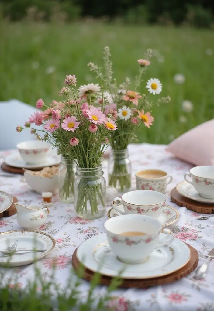 25+ Dreamy Bridal Shower Outdoor Ideas for a Perfect Setup - 1. Whimsical Garden Tea Party