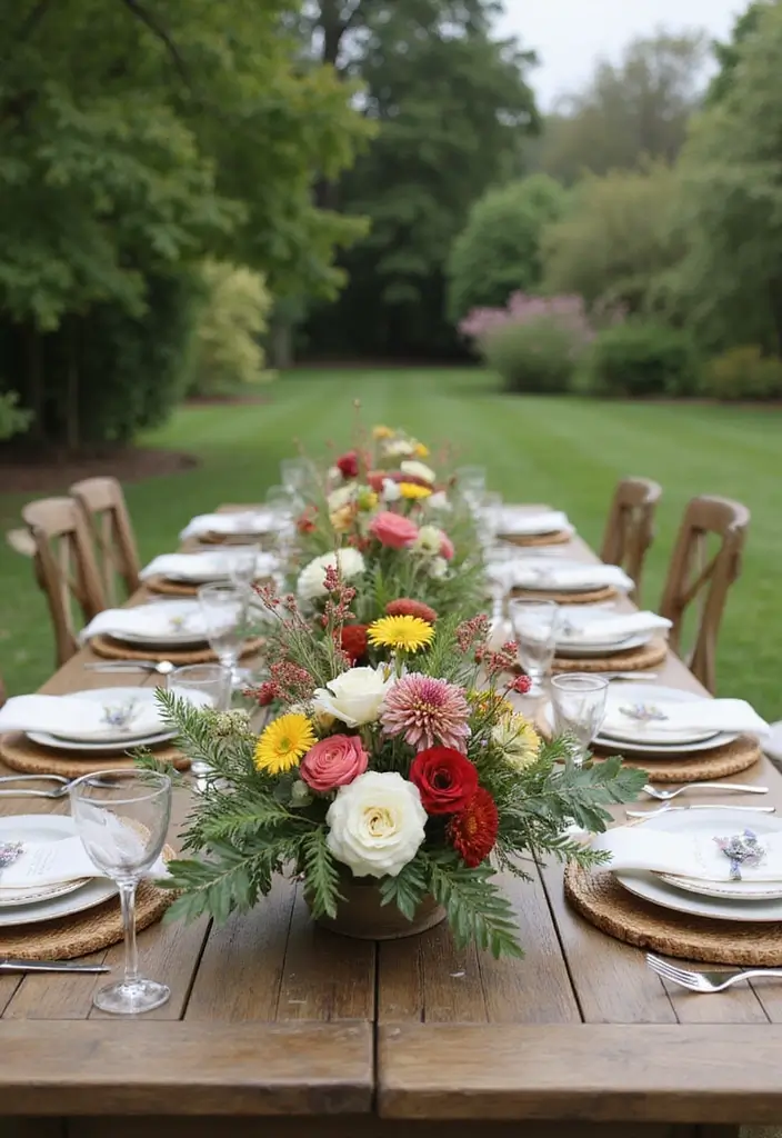25+ Dreamy Bridal Shower Outdoor Ideas for a Perfect Setup - 12. Natural Centerpieces