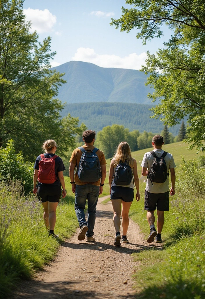 25+ Dreamy Bridal Shower Outdoor Ideas for a Perfect Setup - 24. Nature Walk or Hike