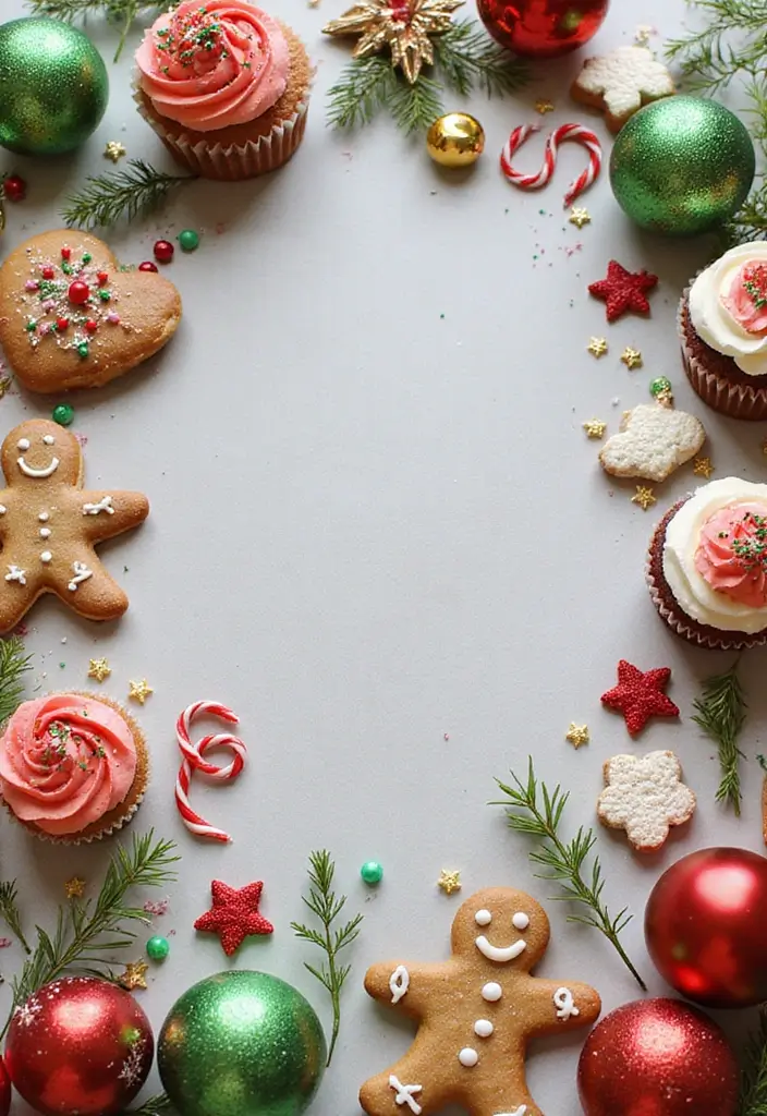 25+ Festive Christmas Bridal Shower Ideas for a Magical Holiday Party - 17. Themed Desserts Table