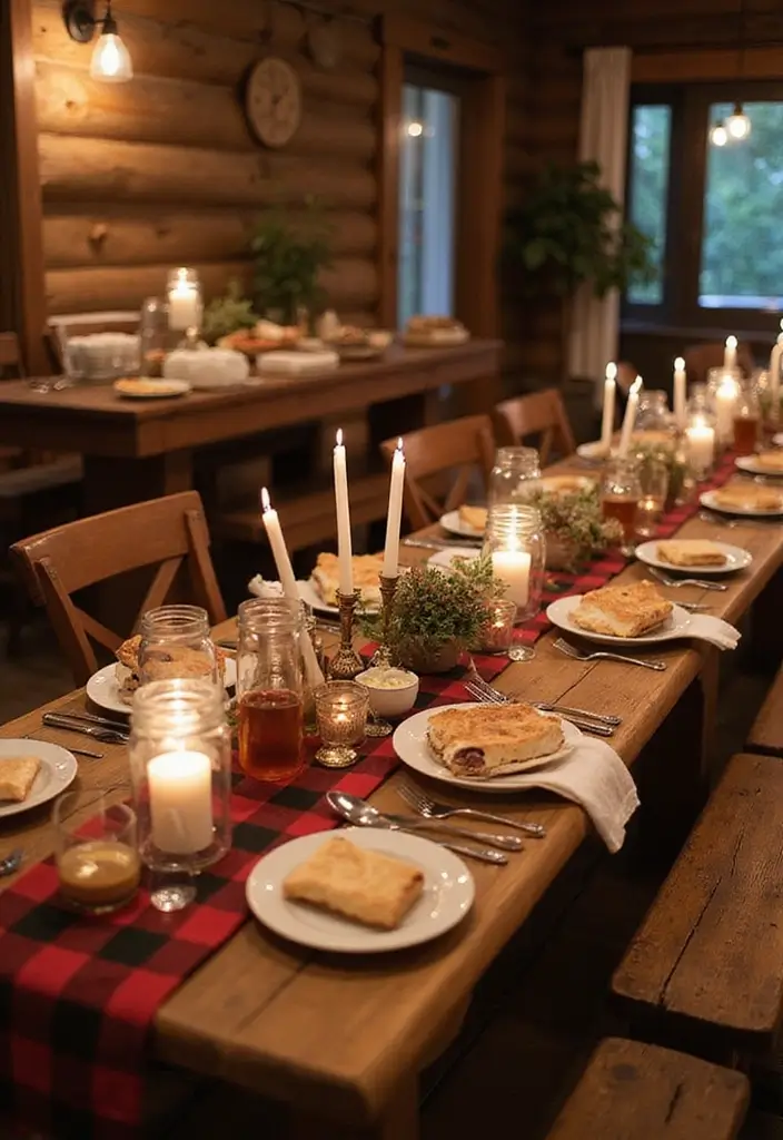 25+ Festive Christmas Bridal Shower Ideas for a Magical Holiday Party - 2. Cozy Cabin Vibes
