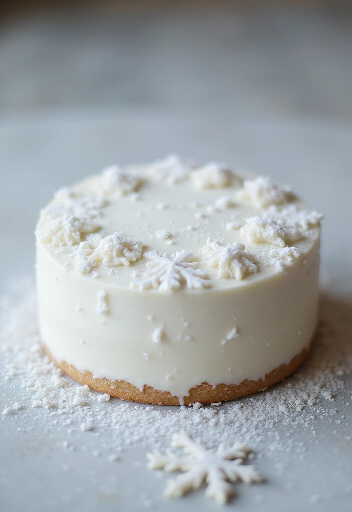 25+ Frozen Cake Ideas That Bring Elsa’s Magic to Life - 2. Frosted Snowflake Delight