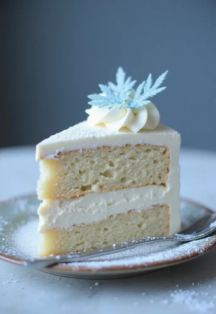 25+ Frozen Cake Ideas That Bring Elsa’s Magic to Life - 21. Frozen Vanilla Cream Cake