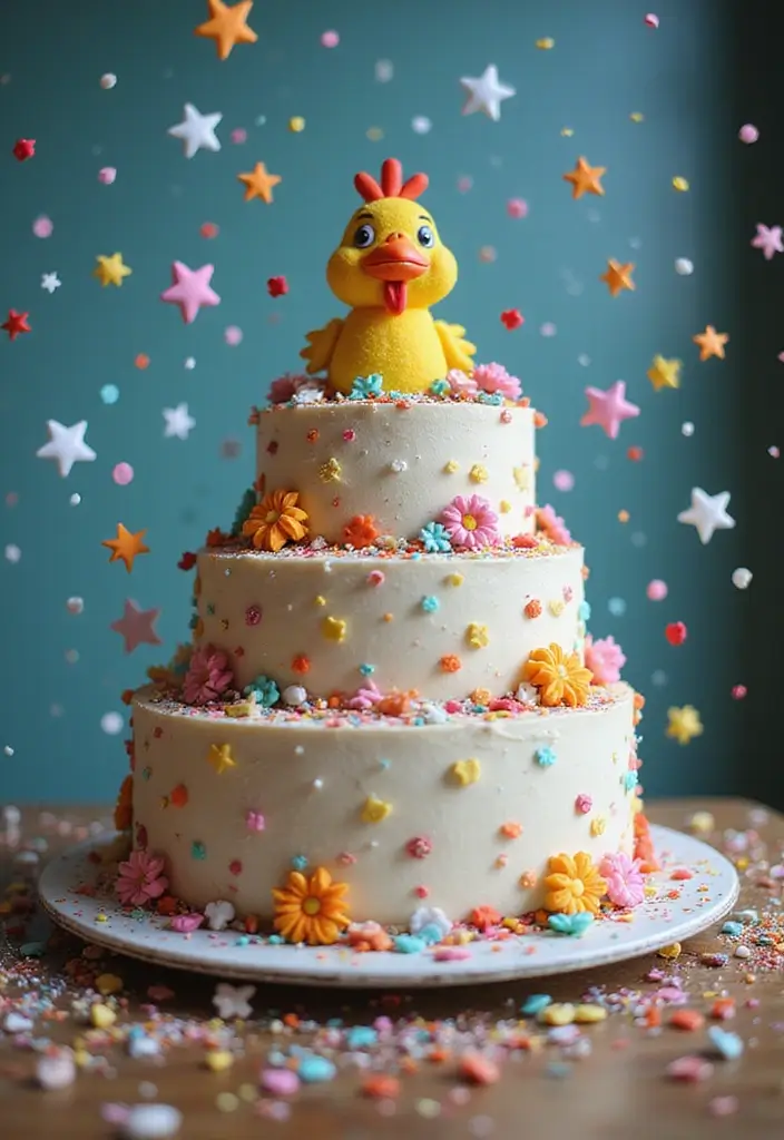 25+ Funny and Creative Chicken Cake Ideas You’ll Cluck Over - 16. Chicken Wonder Cake