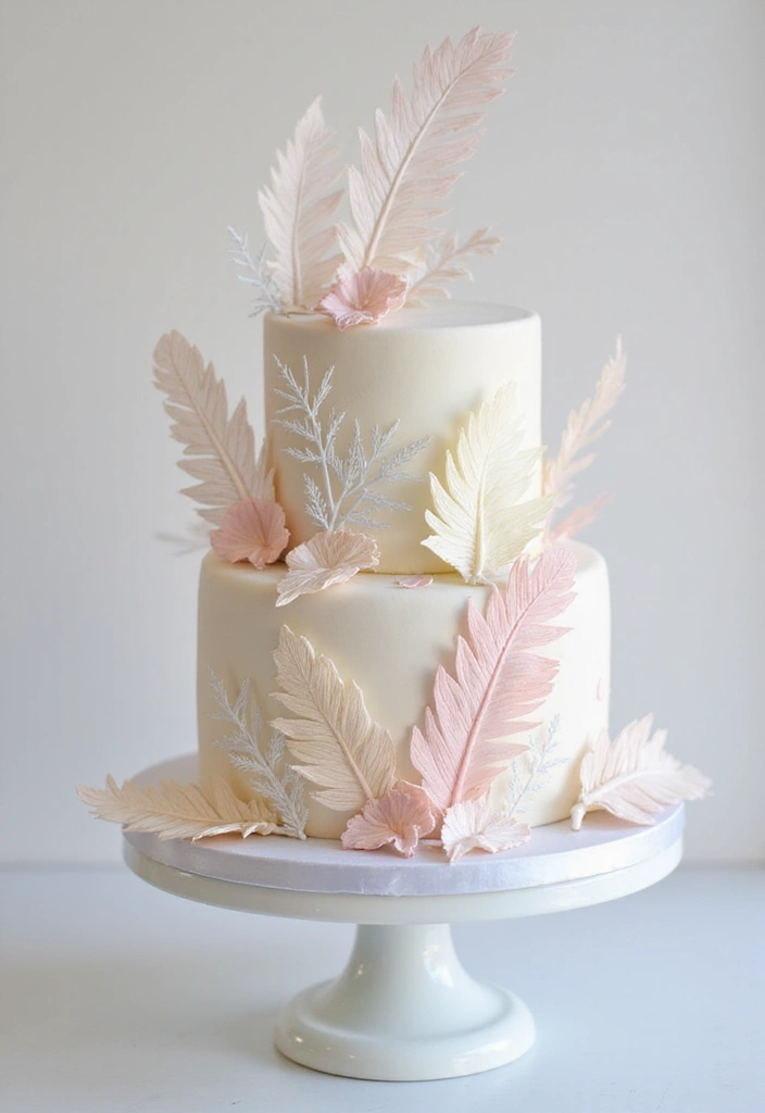 25+ Funny and Creative Chicken Cake Ideas You’ll Cluck Over - 7. Feathered Fondant Delight Cake