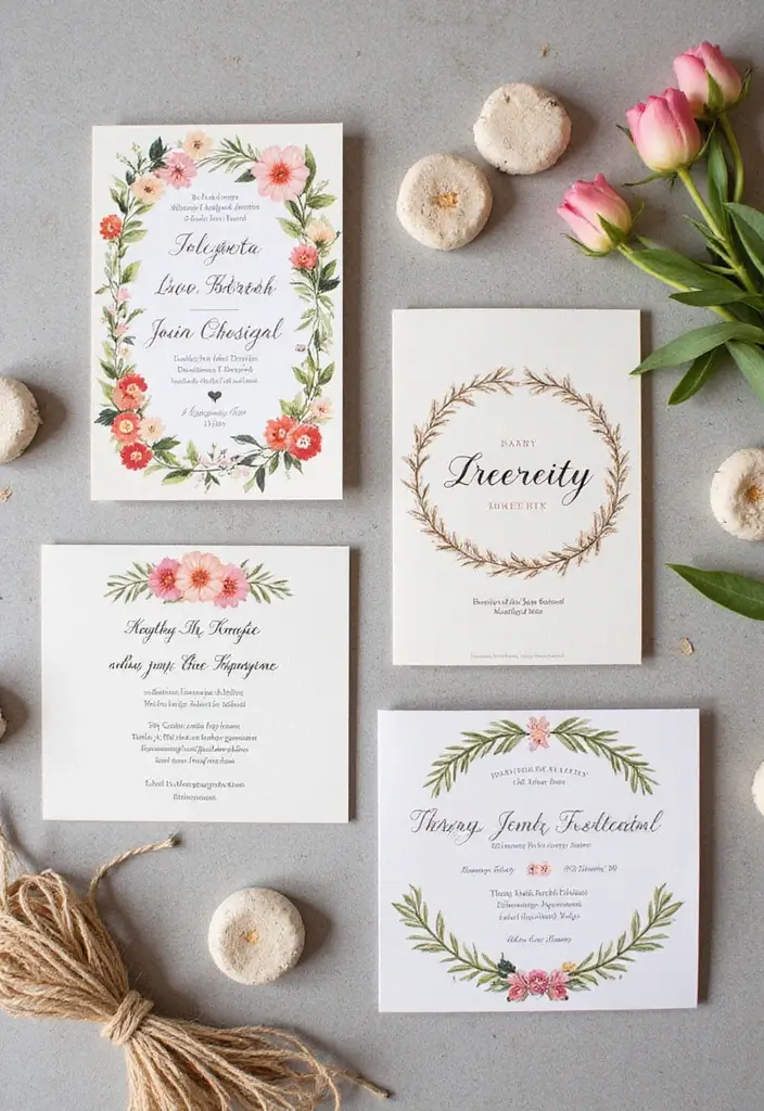 25+ Garden Tea Party Bridal Shower Ideas Straight from a Fairytale 78 25+ Garden Tea Party Bridal Shower Ideas Straight from a Fairytale - 12. Themed Invitations