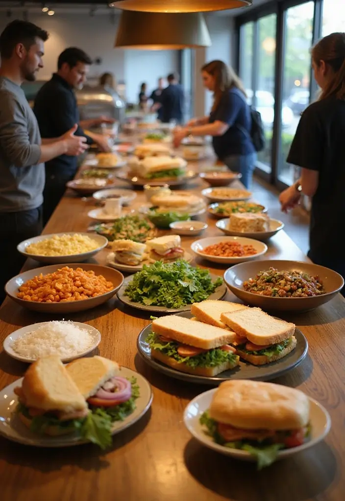 25+ Garden Tea Party Bridal Shower Ideas Straight from a Fairytale 116 25+ Garden Tea Party Bridal Shower Ideas Straight from a Fairytale - 18. Inviting Food Stations