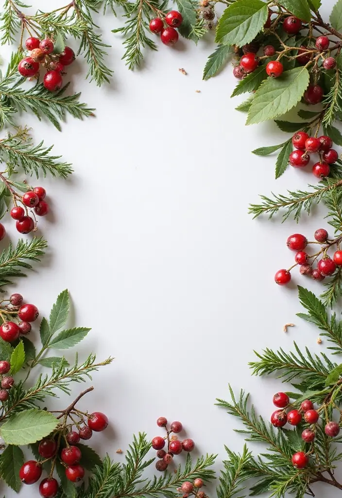 25+ Gorgeous Bridal Shower Backdrop Ideas for Stunning Photos - 16. Seasonal Berry and Herb Backdrop