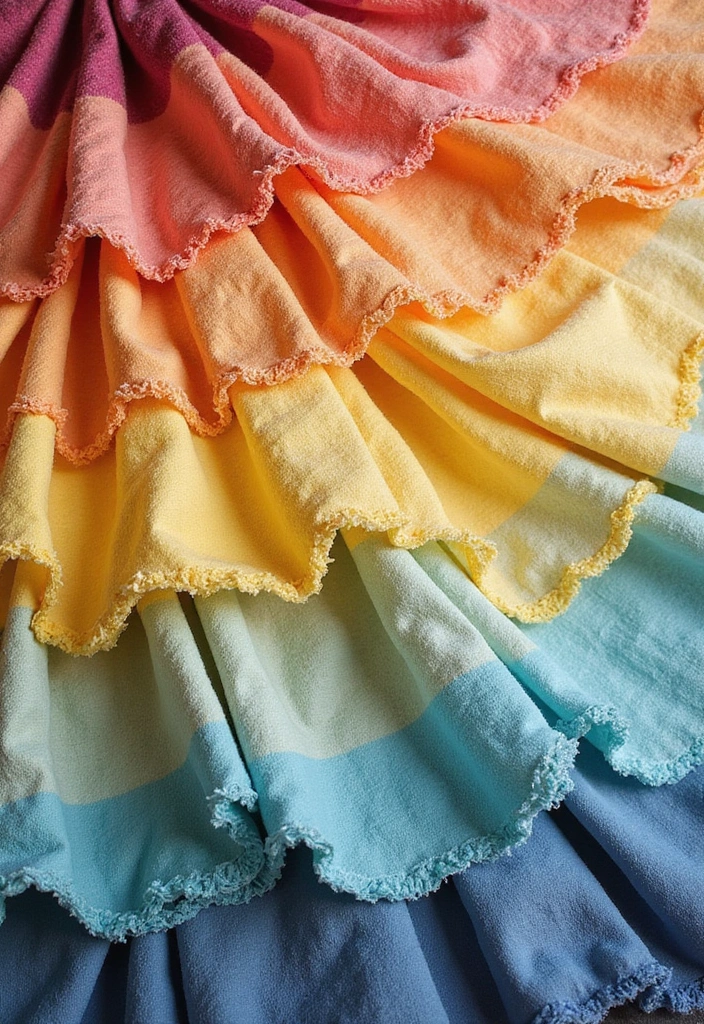 25+ Gorgeous Bridal Shower Backdrop Ideas for Stunning Photos - 23. DIY Natural Dye Decor