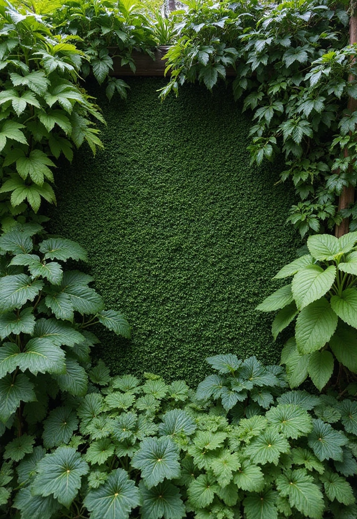 25+ Gorgeous Bridal Shower Backdrop Ideas for Stunning Photos - 6. Fresh Greenery Backdrop