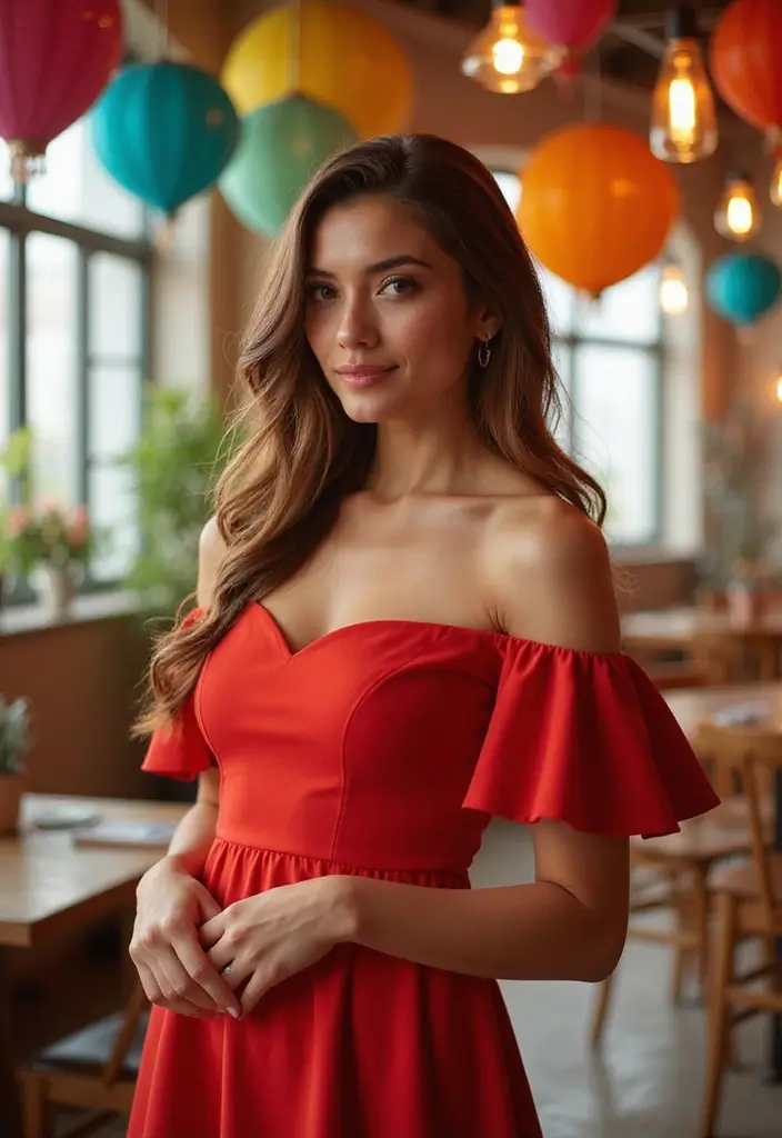 25+ Gorgeous Bridal Shower Dress Ideas for Every Style Bride - 10. Statement Sleeves