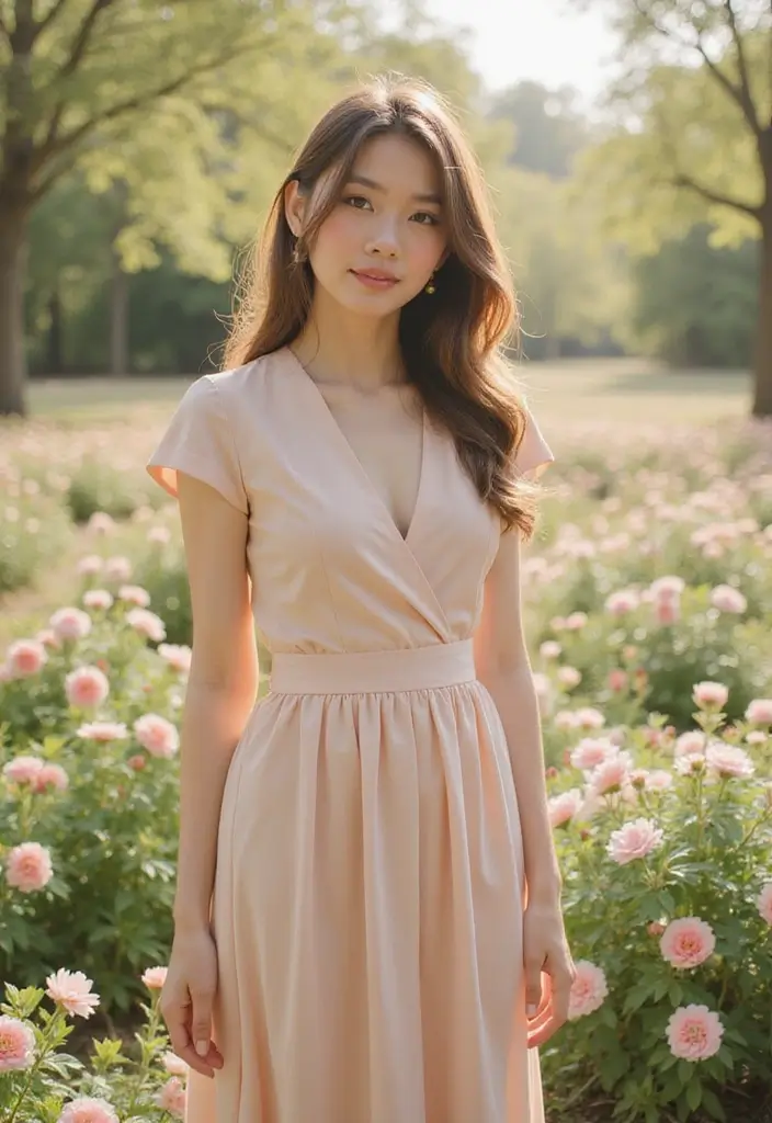 25+ Gorgeous Bridal Shower Dress Ideas for Every Style Bride - 14. Soft Pastels