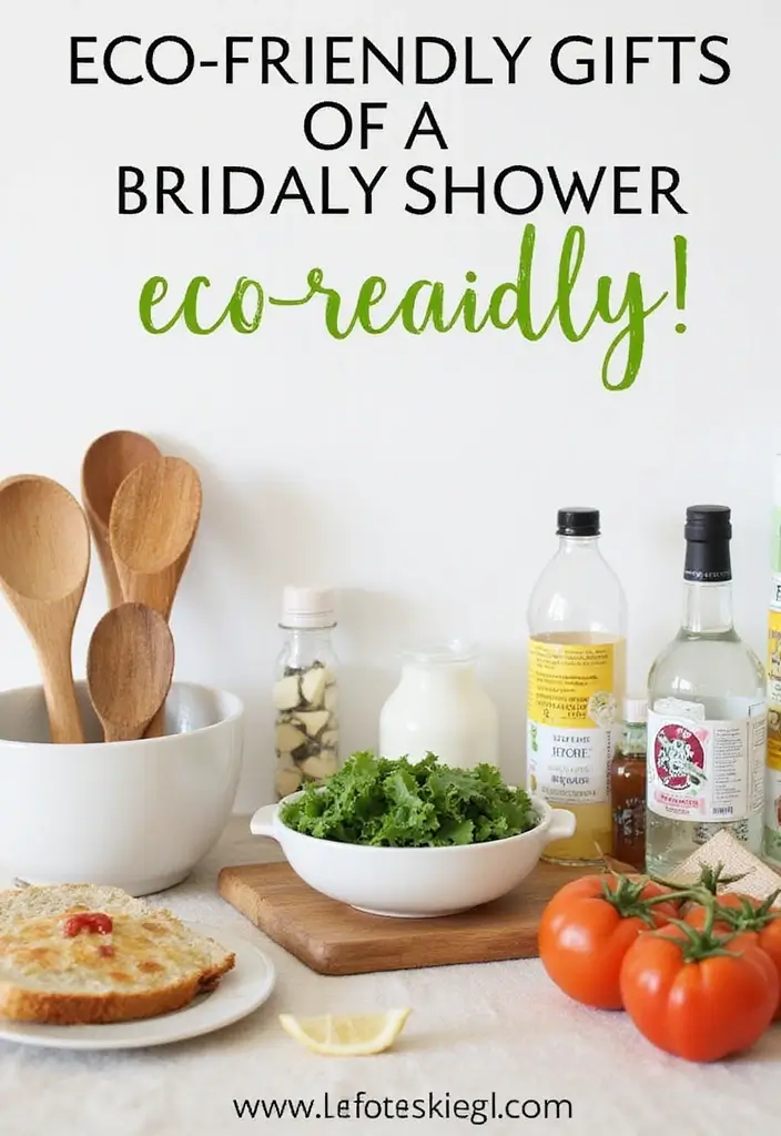 25+ Green Bridal Shower Ideas with Elegant Natural Vibes - 10. Eco-Friendly Gifts