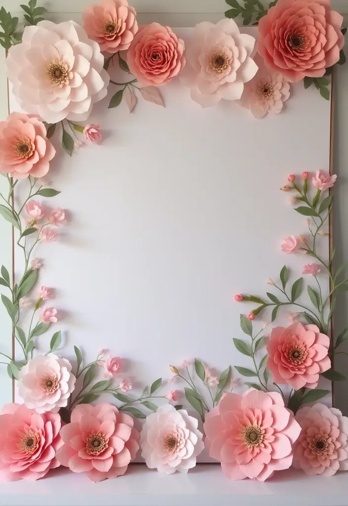 25+ Green Bridal Shower Ideas with Elegant Natural Vibes - 12. Recycled Paper Decorations