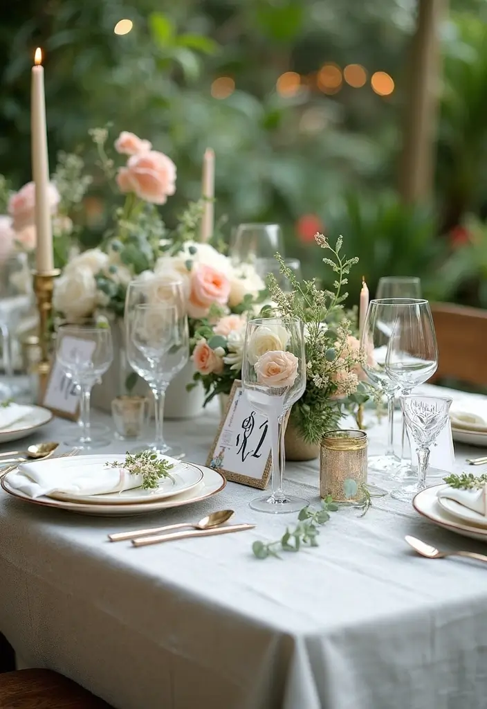25+ Green Bridal Shower Ideas with Elegant Natural Vibes - 25. Personalized Botanical Decorations