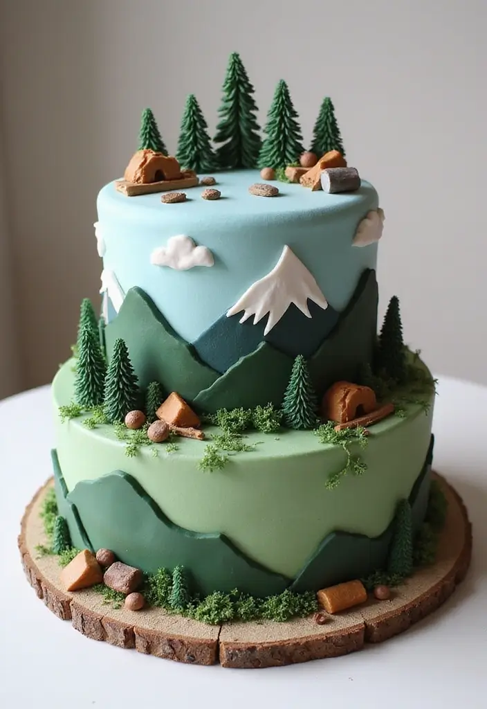 25+ Groom Cake Ideas That Are Fun - 11. Outdoor Adventures