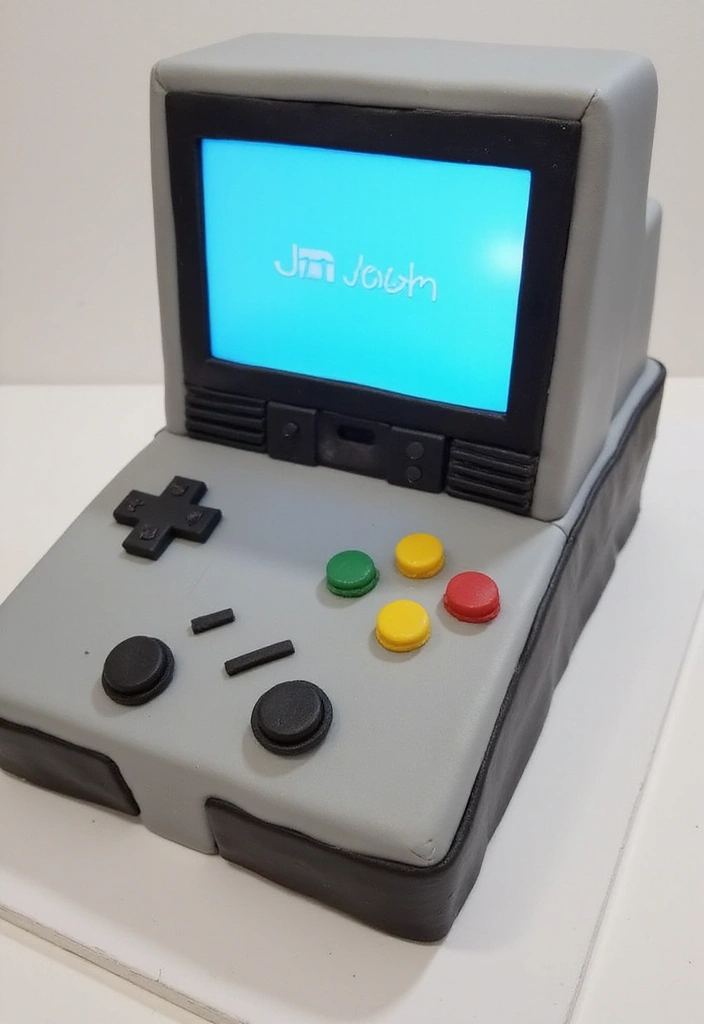 25+ Groom Cake Ideas That Are Fun - 2. Gamer's Delight