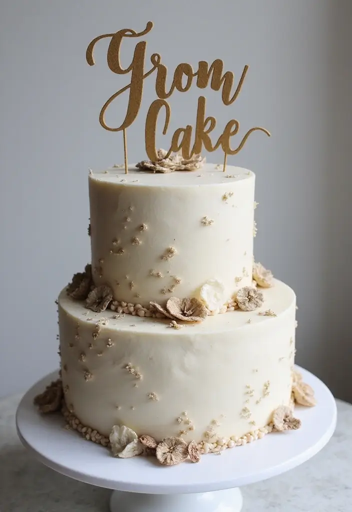 25+ Groom Cake Ideas That Are Fun - 25. Sweet Memories