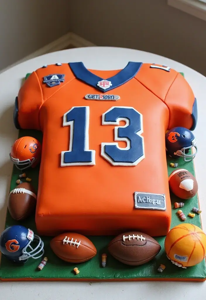 25+ Groom Cake Ideas That Are Fun - 4. Sports Fanatic