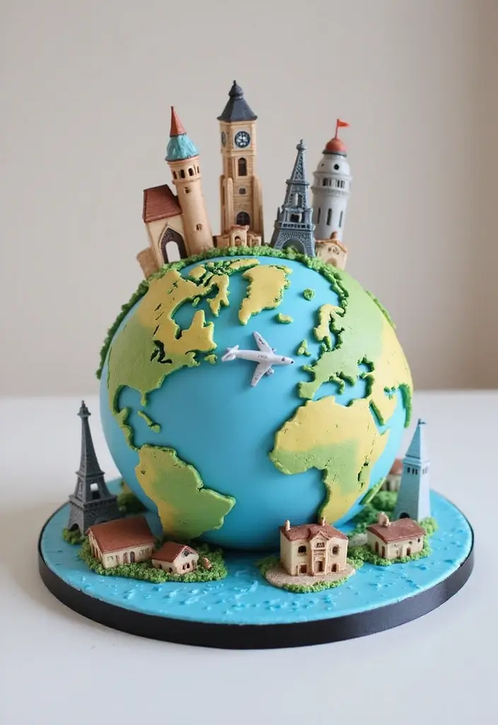 25+ Groom Cake Ideas That Are Fun - 5. Traveling Tales