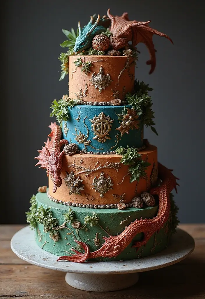 25+ Groom Cake Ideas That Are Fun - 9. Fantasy Universe