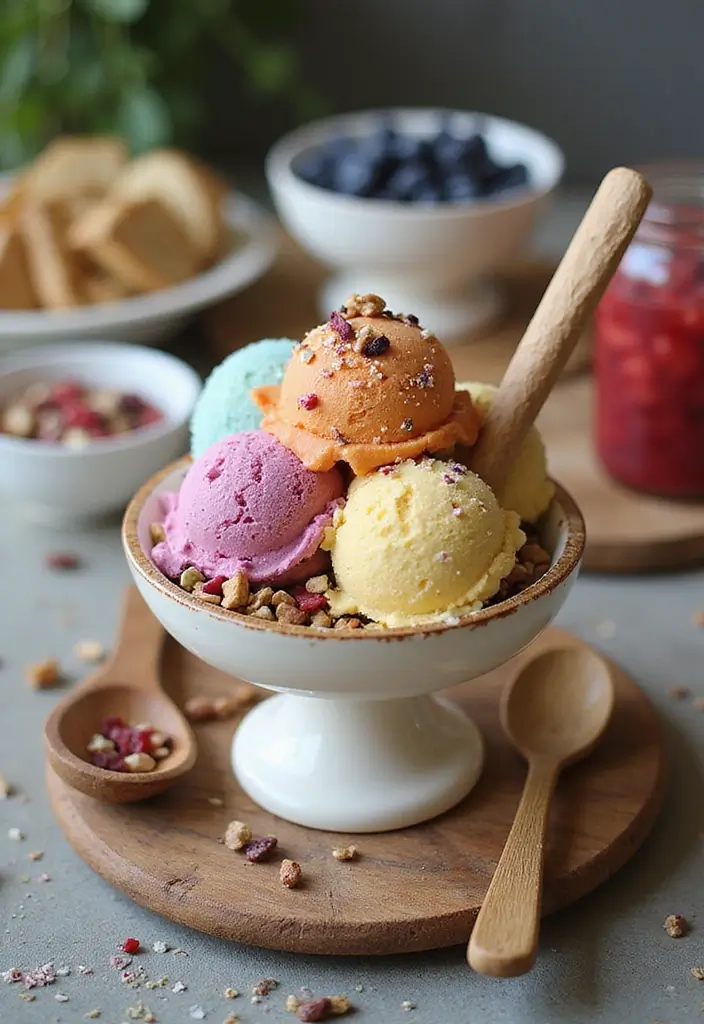 25+ Ice Cream Bridal Shower Ideas for a Sweet Summer Party - 1. Vegan Ice Cream Sundae Bar