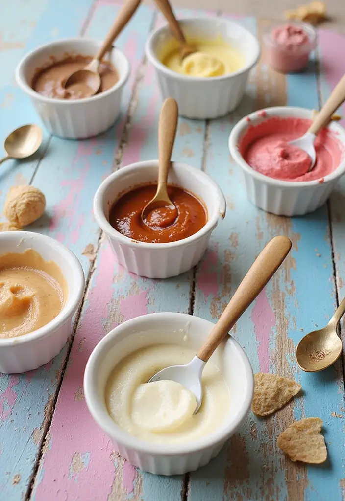 25+ Ice Cream Bridal Shower Ideas for a Sweet Summer Party - 4. DIY Ice Cream Flavor Tasting