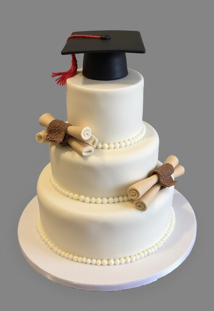 25+ Law Cake Ideas for Lawyers: Perfect Wedding Cakes for Graduates & Legal Eagles - 10. Graduation Celebration Cake
