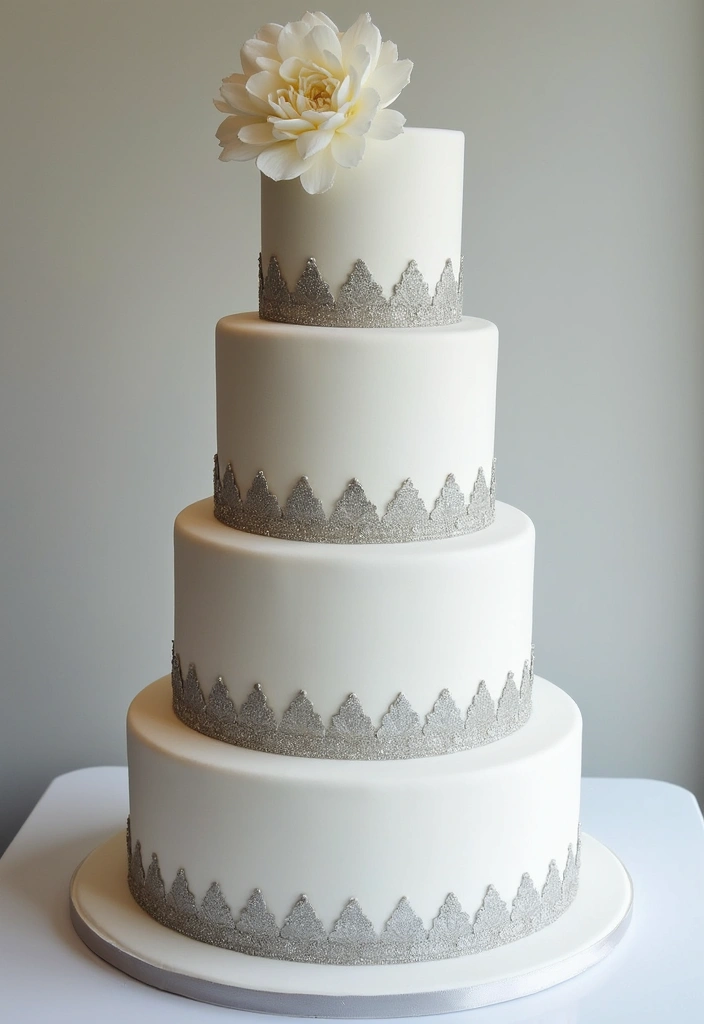 25+ Law Cake Ideas for Lawyers: Perfect Wedding Cakes for Graduates & Legal Eagles - 8. The Elegant Lawyer Cake