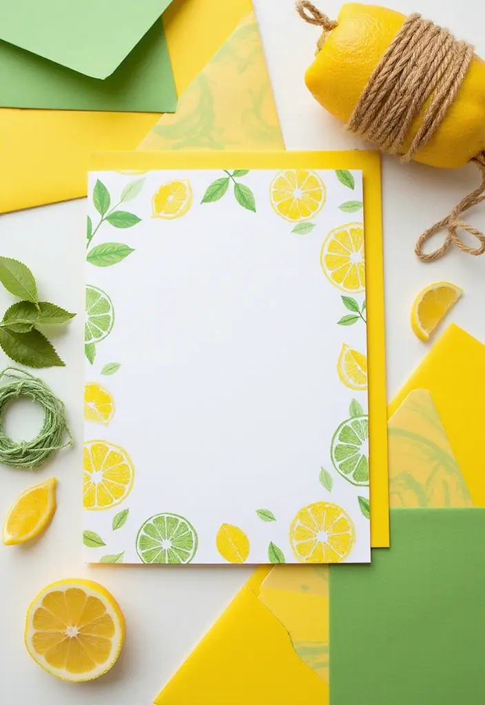 25+ Lemon-Themed Bridal Shower Ideas That Are Fresh and Fun 1 25+ Lemon-Themed Bridal Shower Ideas That Are Fresh and Fun - 1. Lemon Slice Invitations