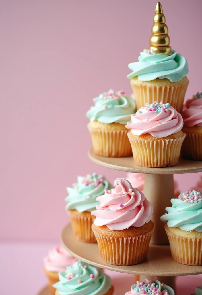 25+ Magical Unicorn Cake Ideas for Every Age 8 25+ Magical Unicorn Cake Ideas for Every Age - 2. Unicorn Cupcake Towers