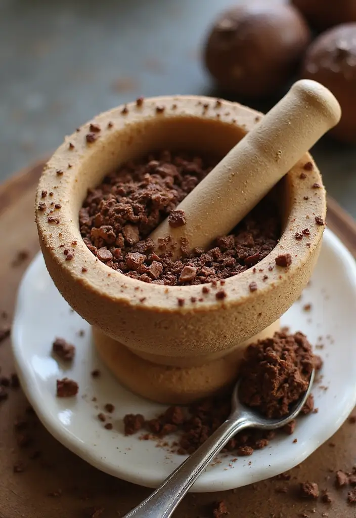 25+ Pharmacist Cake Ideas That Are Clever - 4. Mortar and Pestle Delight