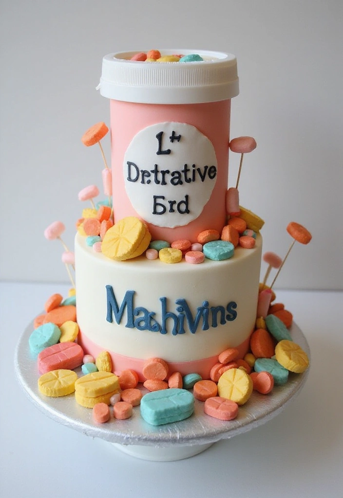 25+ Pharmacist Cake Ideas That Are Clever - 9. Medication Box Cake