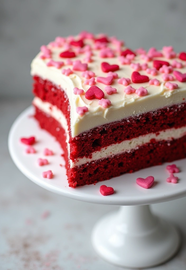 25+ Proposal Cake Ideas to Pop the Question Sweetly - 1. Heart-Shaped Delight