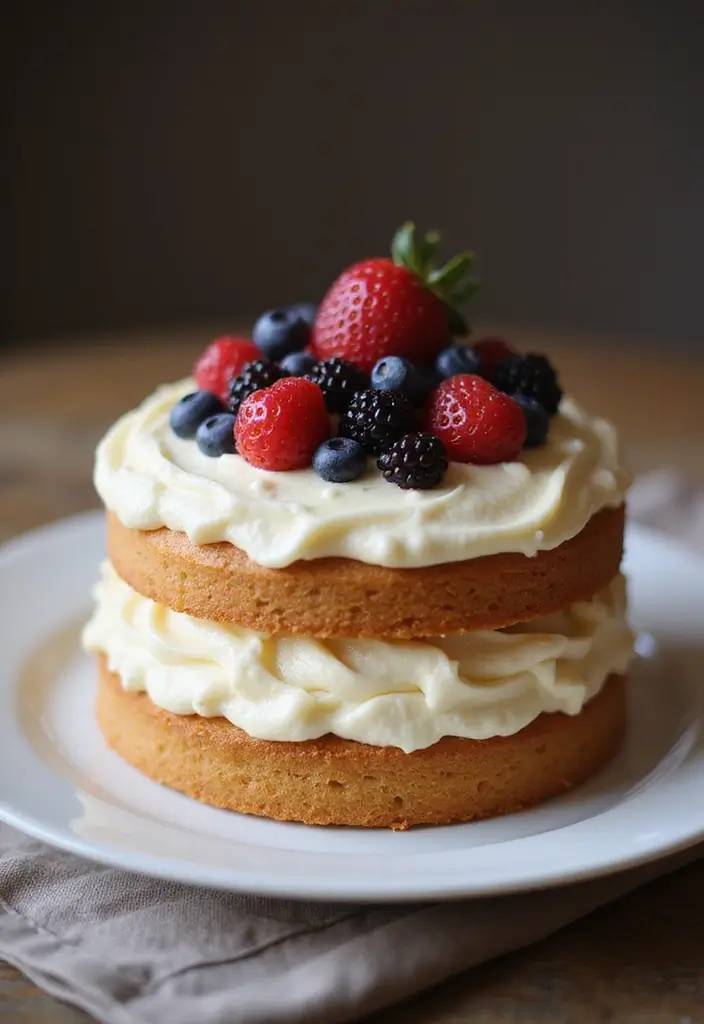 25+ Proposal Cake Ideas to Pop the Question Sweetly - 15. Classic Vanilla Bean Cake