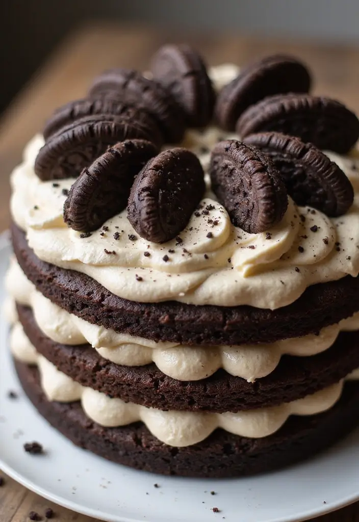 25+ Proposal Cake Ideas to Pop the Question Sweetly - 22. Cookies and Cream Cake