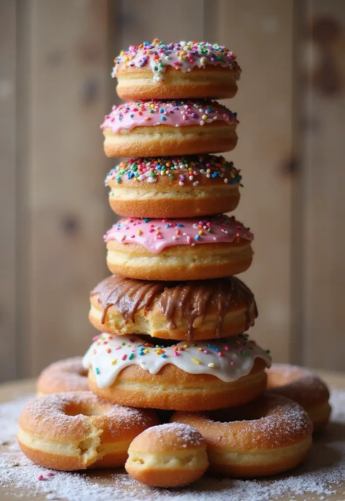 25+ Proposal Cake Ideas to Pop the Question Sweetly - 24. Doughnut Cake