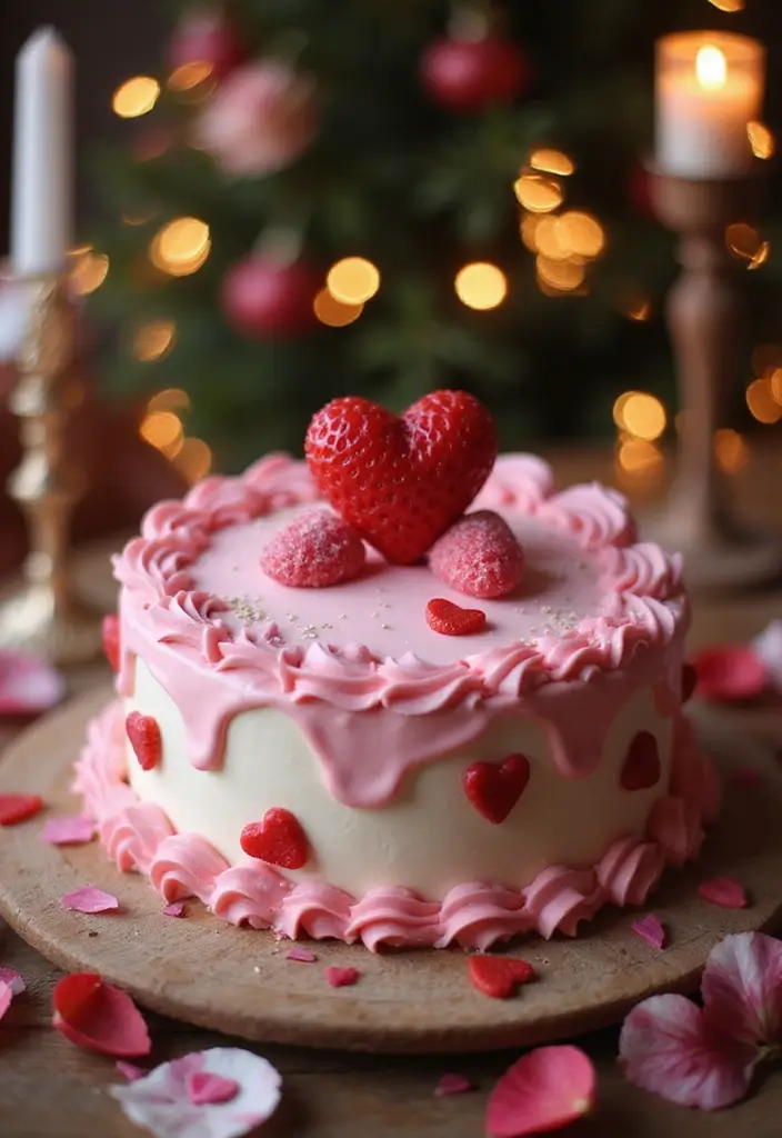 25+ Proposal Cake Ideas to Pop the Question Sweetly - 25. Sweetheart Cake