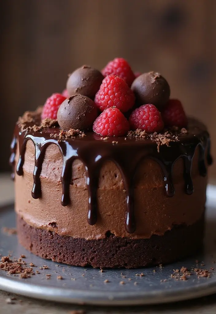 25+ Quince Cake Ideas for a Glamorous Sweet 15 Party 80 25+ Quince Cake Ideas for a Glamorous Sweet 15 Party - 14. Chocolate Lover's Dream