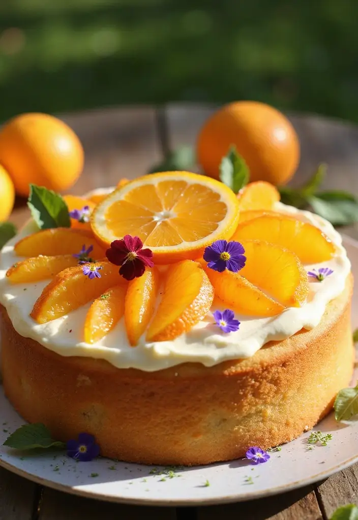 25+ Quince Cake Ideas for a Glamorous Sweet 15 Party 92 25+ Quince Cake Ideas for a Glamorous Sweet 15 Party - 16. Sweet Citrus Delight