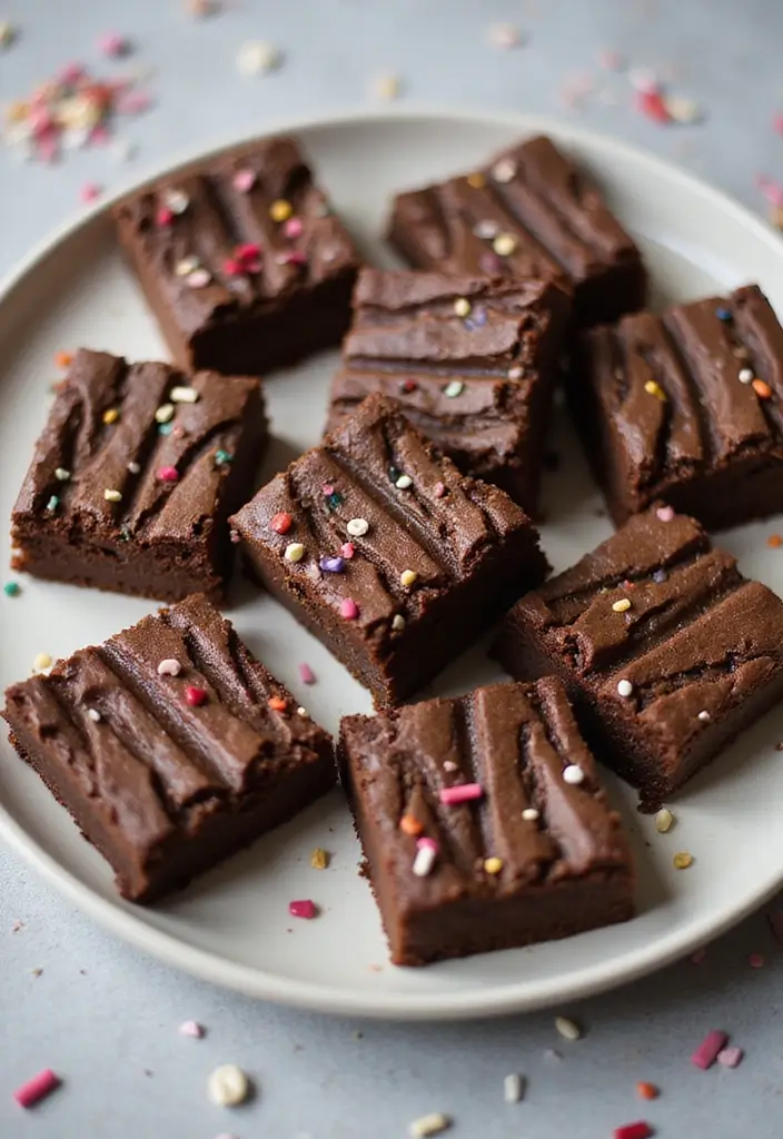 25+ Race Car Birthday Cake Ideas for Speed Lovers - 16. Tire Track Brownies