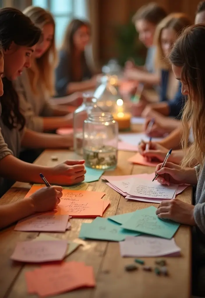 25+ Romantic Date Night Bridal Shower Ideas for Modern Couples - 19. Memory Jar Activity